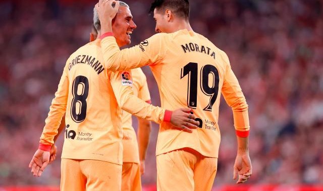 惊险拼下关键战役 格列兹曼再次成为马竞的主心骨